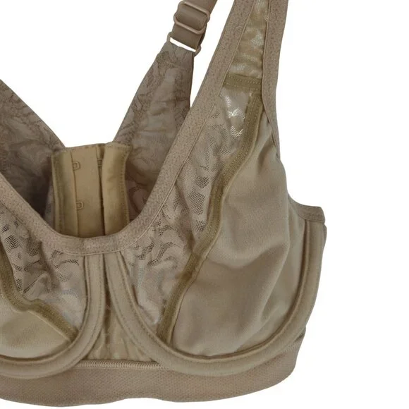 Title Nine Our Own Lace Underwire Bra Underwire Lace Floral Full cups 32B - Picture 10 of 15